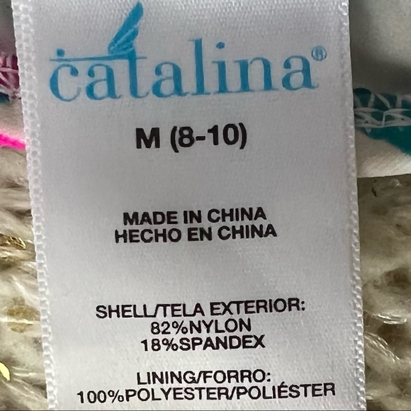 Gorgeous VIBRANT Tropical CATALINA Hipster BIKINI M 8-10 - Picture 12 of 12